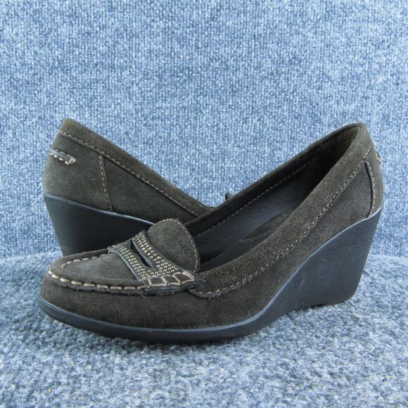 Geox Women's Respira Pump Brown Suede Pump 36.5M Used 2025 - Picture 1 of 7